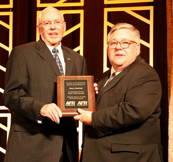 Detrick Recognized for Meritorious Service to AFR/OFU
